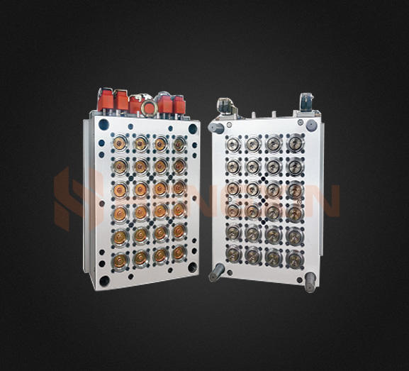 A PET preform mould is a specialized tool used in the plastic manufacturing industry to produce PET preforms