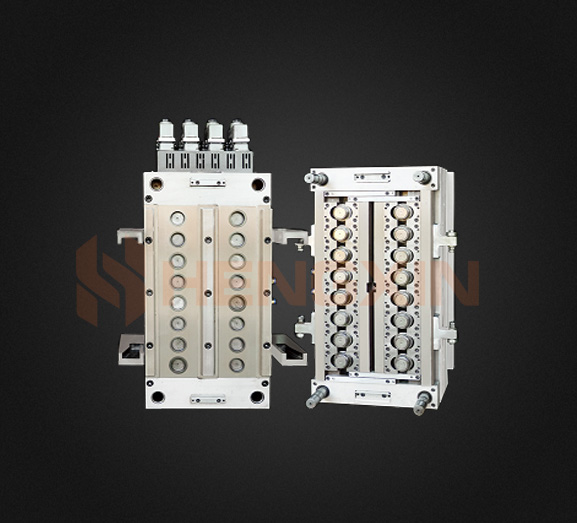 16-Cavity sliding cap mould