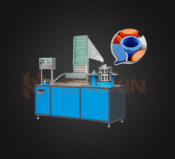 What products can the automatic cap folding machine be used to produce